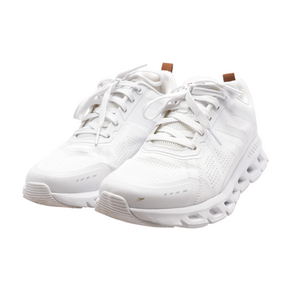 White Low-Top Athletic Shoes