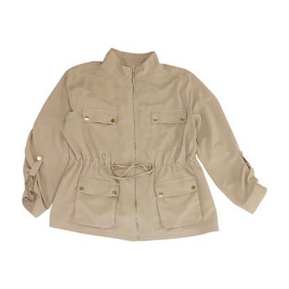 Tan Solid Jacket