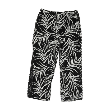 Black Graphic Pants