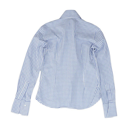 Blue Check Button Down