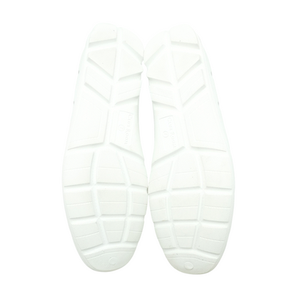 White Slip-On Dress Shoes