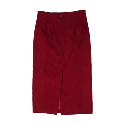 Red Midi Skirt