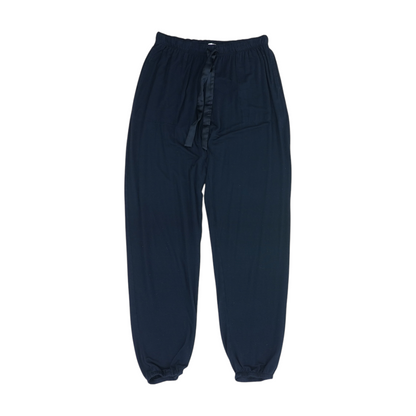 Navy Solid Pajama Bottom