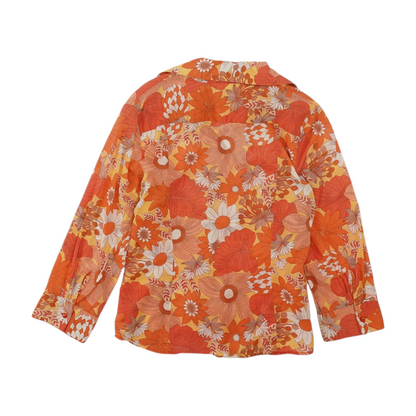 Yellow Floral Button Down