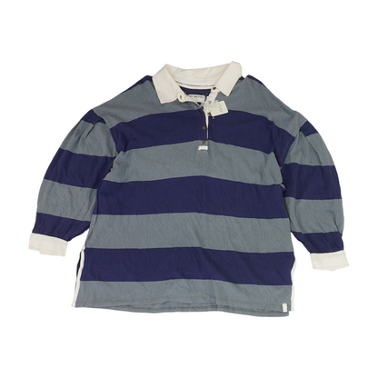 Gray Striped Blouse