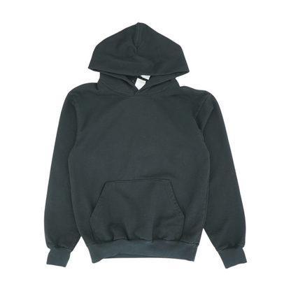 Black Solid Hoodie Pullover