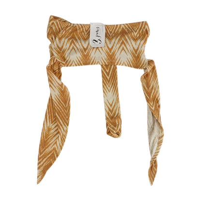 Brown Tie Dye Sleeveless Blouse