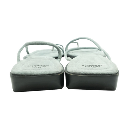 Gray Flat Sandals
