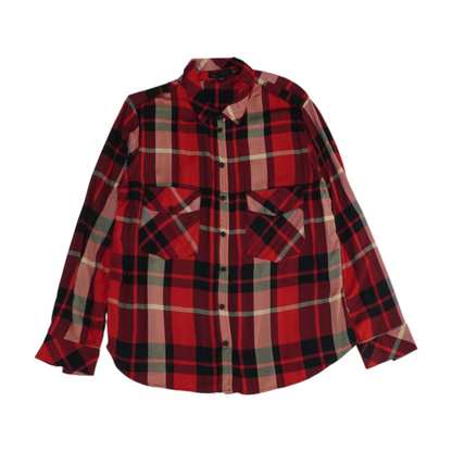 Red Plaid Button Down