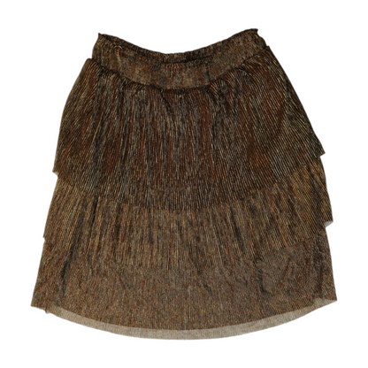 Bronze Petite Midi Skirt