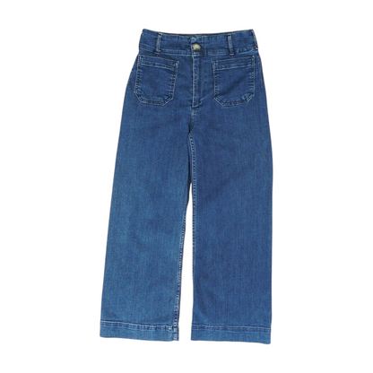 Blue Wide Leg Jeans