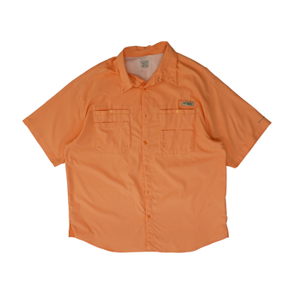 Coral Solid Outdoor Button Down