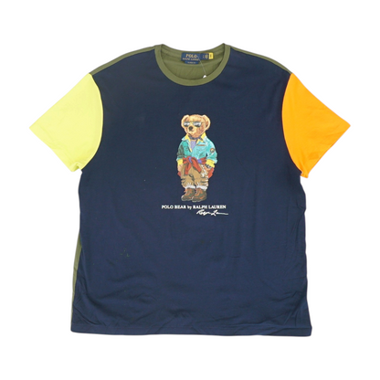 Navy Color Block T-Shirt