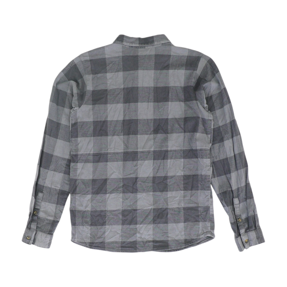 Columbia Gray Check Flannel Button Down – Image 2