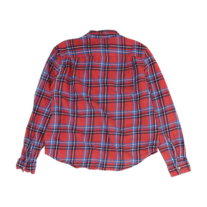 Red Plaid Flannel Button Down