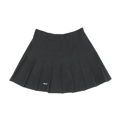 Black Solid Skirt