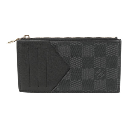 Coin Card Holder in Damier Graphite Canvas