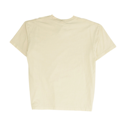 Beige Solid T-Shirt