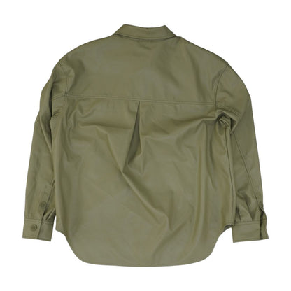Green Button Down