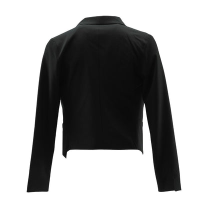 Black Solid Blazer