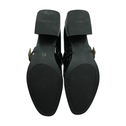 Black Block Heels