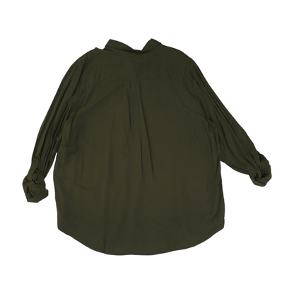 Green Button Down