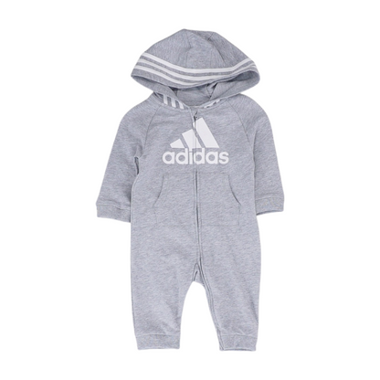 Gray Long Sleeve One-Piece