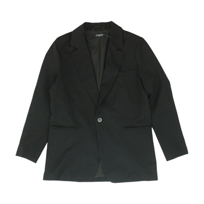 Black Solid Blazer