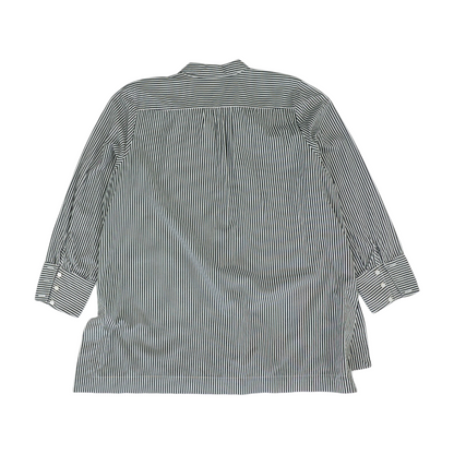 Black Striped Button Down