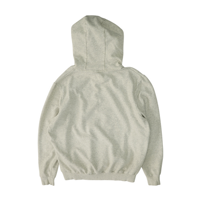 Gray Solid Hoodie Pullover
