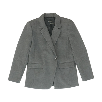 Gray Solid Blazer