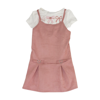 Pink Color Block Dress