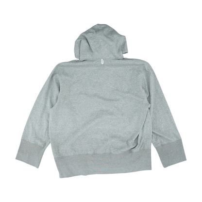Gray Solid Hoodie Pullover