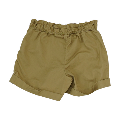 Khaki Solid Chino Shorts