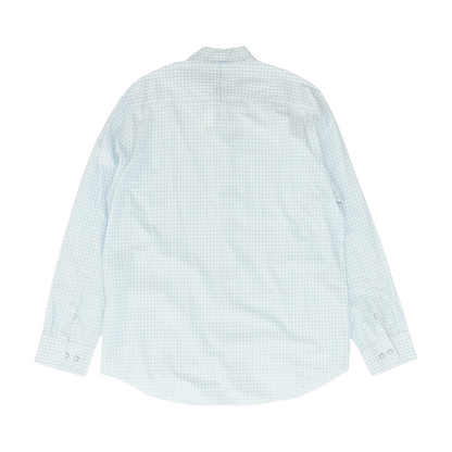Blue Check Long Sleeve Button Down