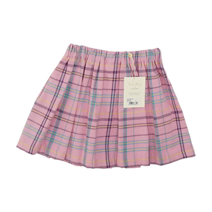 Pink Plaid Skirt
