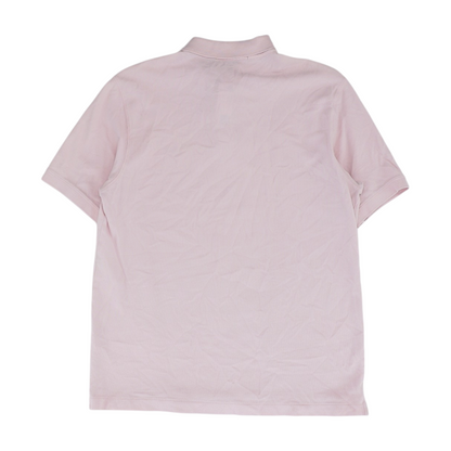 Pink Solid Short Sleeve Polo