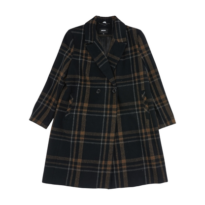 Black Plaid Coat