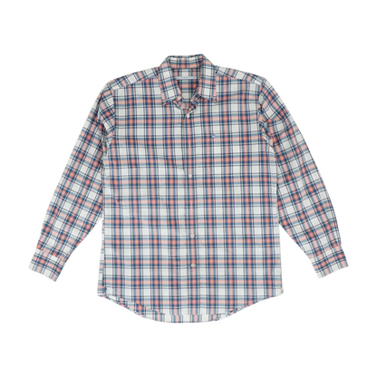 Multi Plaid Long Sleeve Button Down