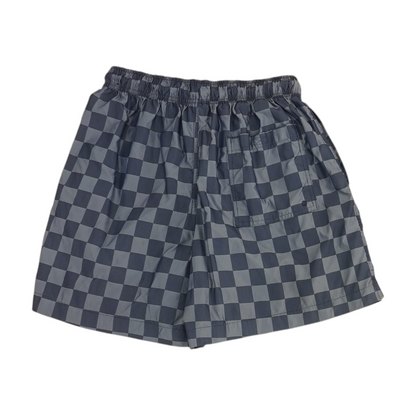 Blue Check Swim Bottom