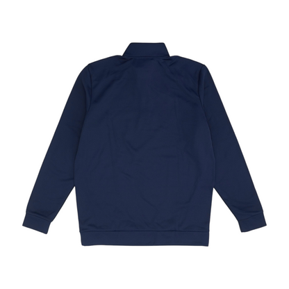 Navy Tall Solid 1/4 Zip Pullover