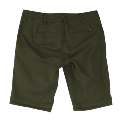 Green Petite Solid Chino Shorts