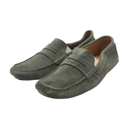 Gray Leather Loafer Dress Shoes