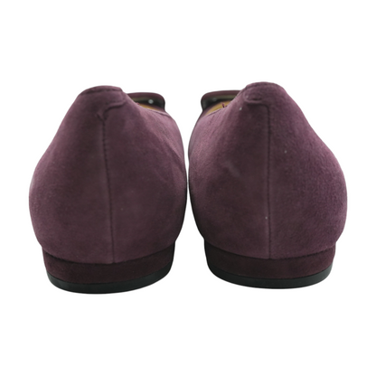 Deep Purple Slip-On Flats