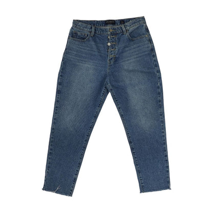 Blue Mid Rise Jeans