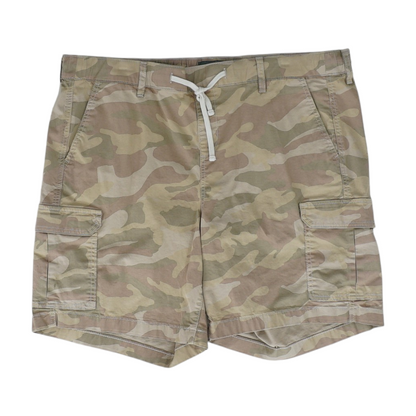 Tan Plus Camo Active Shorts