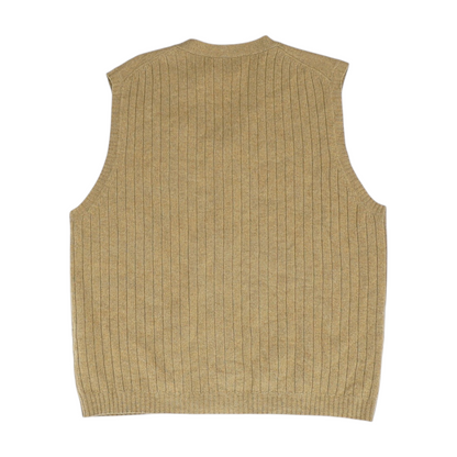 Brown Solid Vest