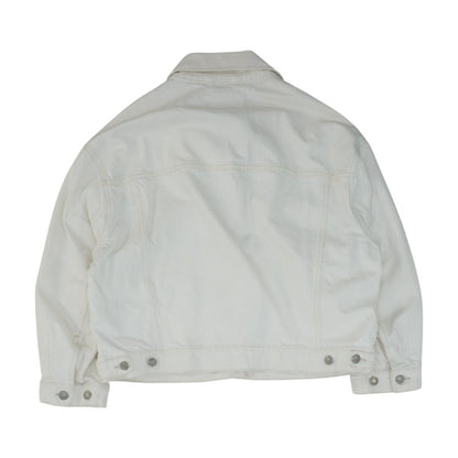 White Denim Coat