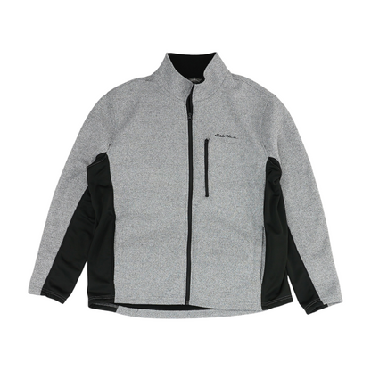 Gray Color Block Jacket