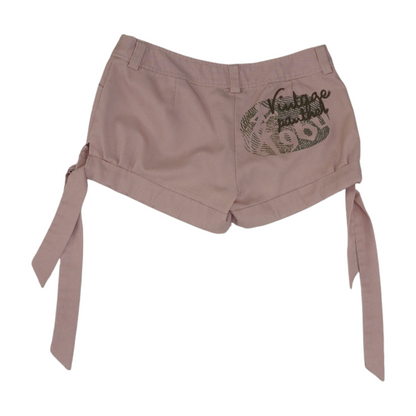 Pink Striped Chino Shorts